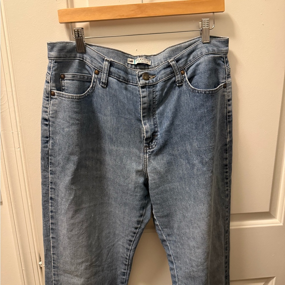 EUC Lee Women's Straight Leg Jeans - Light Blue